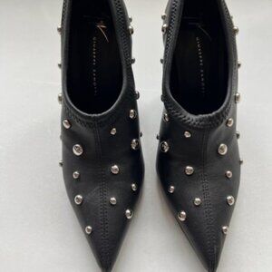 Giuseppe Zanotti studded leather ankle booties